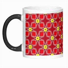 Red Yellow Pattern Design Morph Mugs by Alisyart