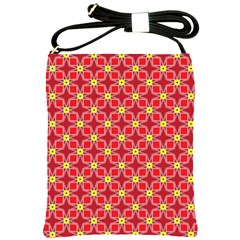 Red Yellow Pattern Design Shoulder Sling Bag