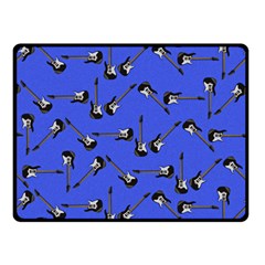 Guitar Instruments Music Rock Double Sided Fleece Blanket (small)  by Bajindul