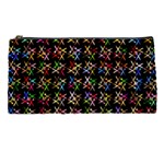 Scissors Pattern Colorful Prismatic Pencil Cases Front