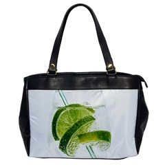 Lime Club Soda Drink Cocktail Oversize Office Handbag by Pakrebo