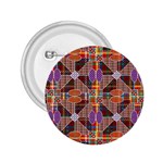 Decorated Colorful Bright Pattern 2.25  Buttons Front