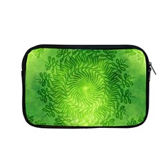 Pagan Mandala Seamless Tileable Green Apple Macbook Pro 13  Zipper Case by Pakrebo