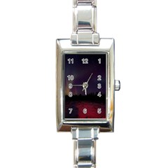 Beautiful Aurora Rectangle Italian Charm Watch by Pakrebo