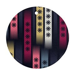 Non Seamless Pattern Background Ornament (round)