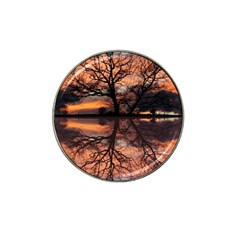 Aurora Sunset Sun Landscape Hat Clip Ball Marker (4 Pack) by Pakrebo