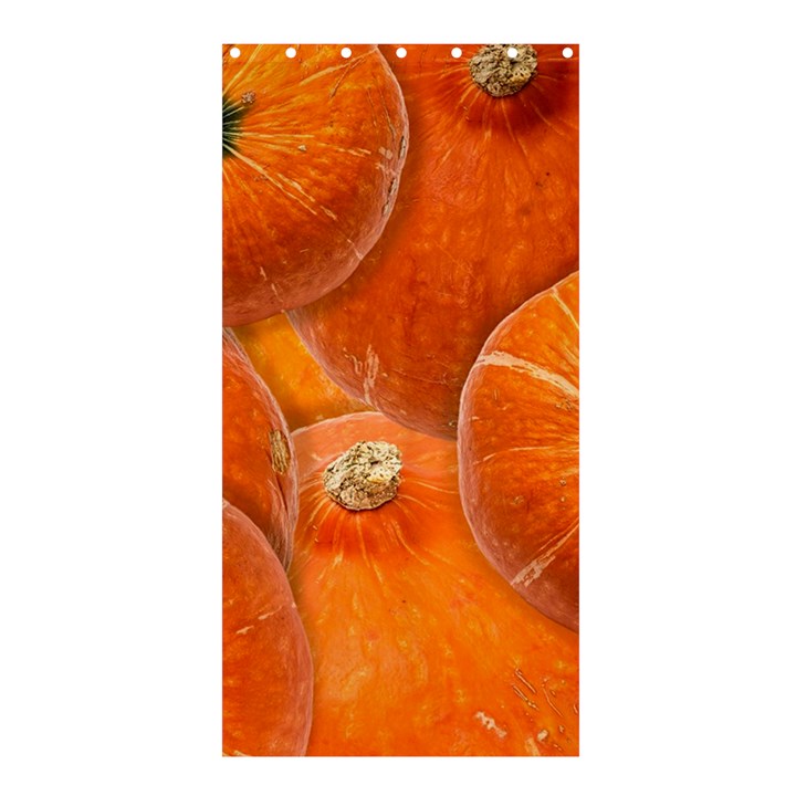 Pumpkin Halloween Fall Thanksgiving Shower Curtain 36  x 72  (Stall) 