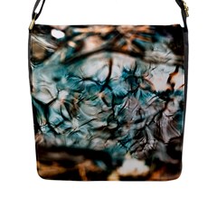 Water Forest Reflections Reflection Flap Closure Messenger Bag (l) by Pakrebo