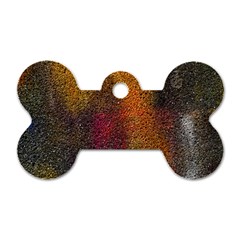 Colors Exploding Paint Spray Dog Tag Bone (one Side) by Pakrebo