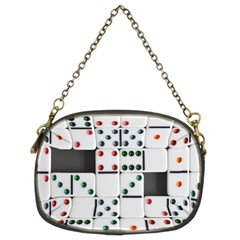 Dominos Dots Fun Chain Purse (two Sides) by Pakrebo