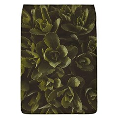 Green Leafy Plant Removable Flap Cover (l) by Pakrebo