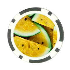 Sliced Watermelon Lot Poker Chip Card Guard (10 Pack) by Pakrebo