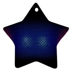 Black Portable Speaker Star Ornament (two Sides) by Pakrebo