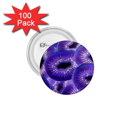 Sliced Kiwi Fruits Purple 1 75  Buttons (100 Pack)  by Pakrebo