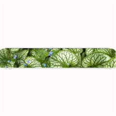 Green And White Leaf Plant Small Bar Mats