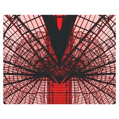 Low Angle Photography Of Red Metal Tower Double Sided Flano Blanket (medium)  by Pakrebo