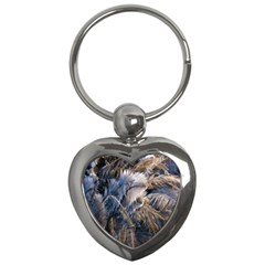 Dried Leafed Plants Key Chain (heart) by Pakrebo