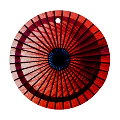 Red Umbrella Ornament (round)