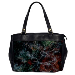 Aerial Photography Of Green Leafed Tree Oversize Office Handbag by Pakrebo