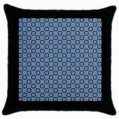 Geometric Tile Throw Pillow Case (black) by Mariart