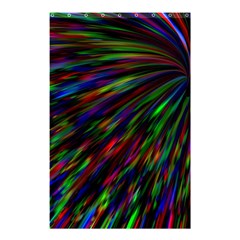 Explosion Fireworks Rainbow Shower Curtain 48  X 72  (small)  by Bajindul