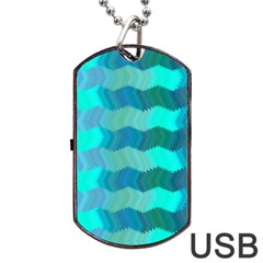 Texture Geometry Dog Tag Usb Flash (two Sides) by HermanTelo