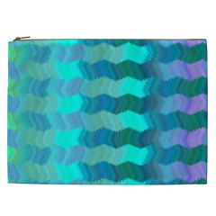 Texture Geometry Cosmetic Bag (xxl) by HermanTelo