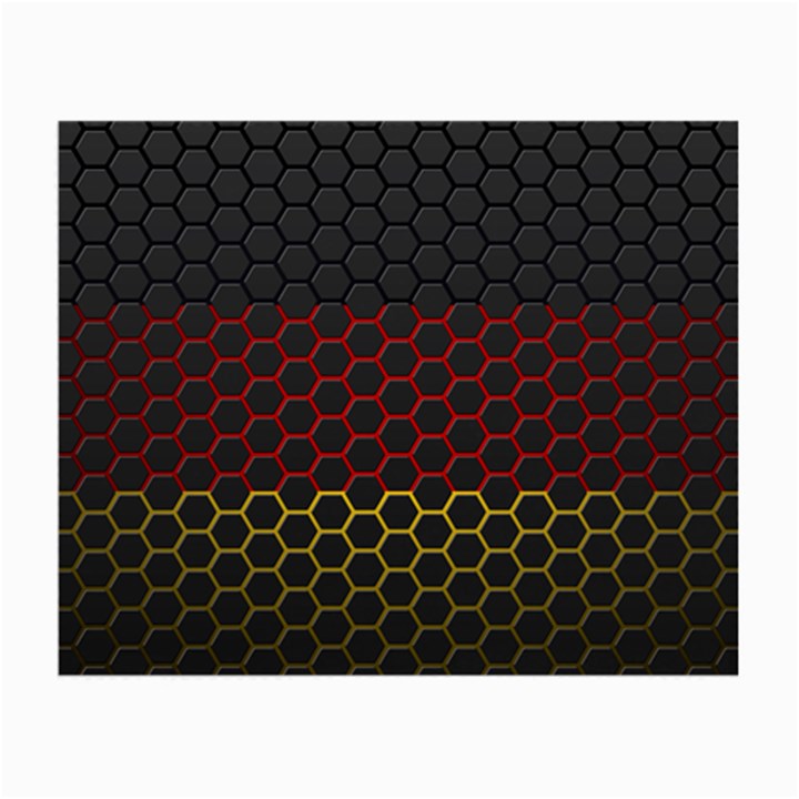 Germany Flag Hexagon Small Glasses Cloth (2 Sides)