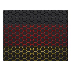 Germany Flag Hexagon Double Sided Flano Blanket (large)  by HermanTelo