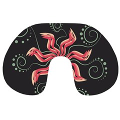 Flower Abstract Travel Neck Pillow