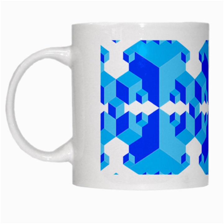 Cubes Abstract Wallpapers White Mugs