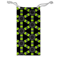 Backgrounds Green Grey Lines Jewelry Bag