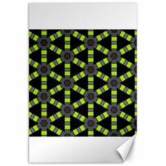 Backgrounds Green Grey Lines Canvas 20  x 30 