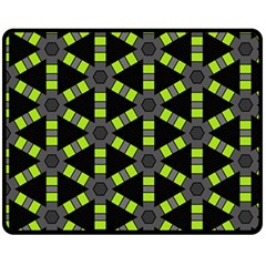 Backgrounds Green Grey Lines Fleece Blanket (Medium) 