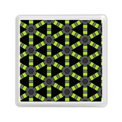 Backgrounds Green Grey Lines Memory Card Reader (Square)