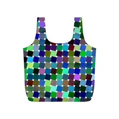 Geometric Background Colorful Full Print Recycle Bag (s) by HermanTelo