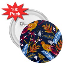 Colorful Birds In Nature 2 25  Buttons (100 Pack) 