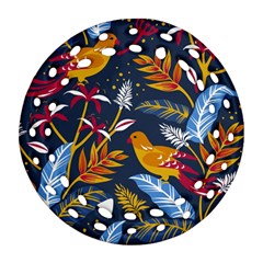 Colorful Birds In Nature Ornament (round Filigree) by Sobalvarro