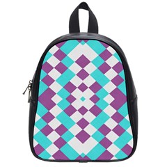 Texture Violet School Bag (small) by Alisyart