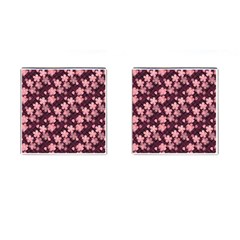 Cherry Blossoms Japanese Cufflinks (square) by HermanTelo