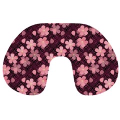 Cherry Blossoms Japanese Travel Neck Pillow