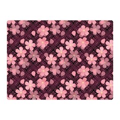 Cherry Blossoms Japanese Double Sided Flano Blanket (mini)  by HermanTelo