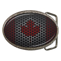 Canada Flag Hexagon Belt Buckles by HermanTelo