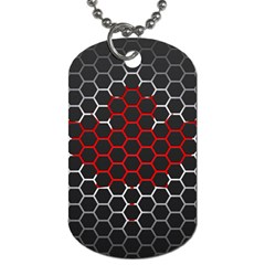 Canada Flag Hexagon Dog Tag (two Sides) by HermanTelo