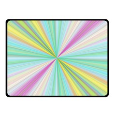 Background Burst Abstract Color Double Sided Fleece Blanket (small)  by HermanTelo