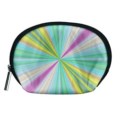 Background Burst Abstract Color Accessory Pouch (medium)