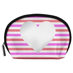 Love Heart Valentine S Day Accessory Pouch (large)
