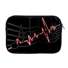 Music Wallpaper Heartbeat Melody Apple Macbook Pro 17  Zipper Case by HermanTelo