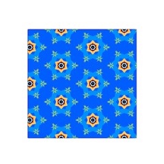 Pattern Backgrounds Blue Star Satin Bandana Scarf