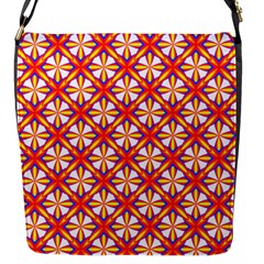 Hexagon Polygon Colorful Prismatic Flap Closure Messenger Bag (s) by HermanTelo